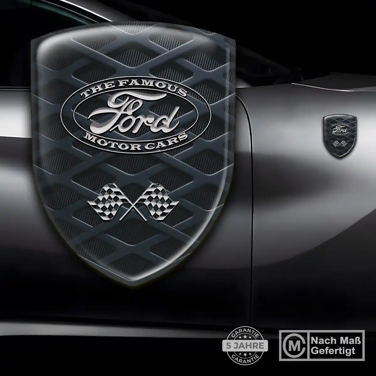 Ford Silikon Aufkleber Wappen Stilvolles Design