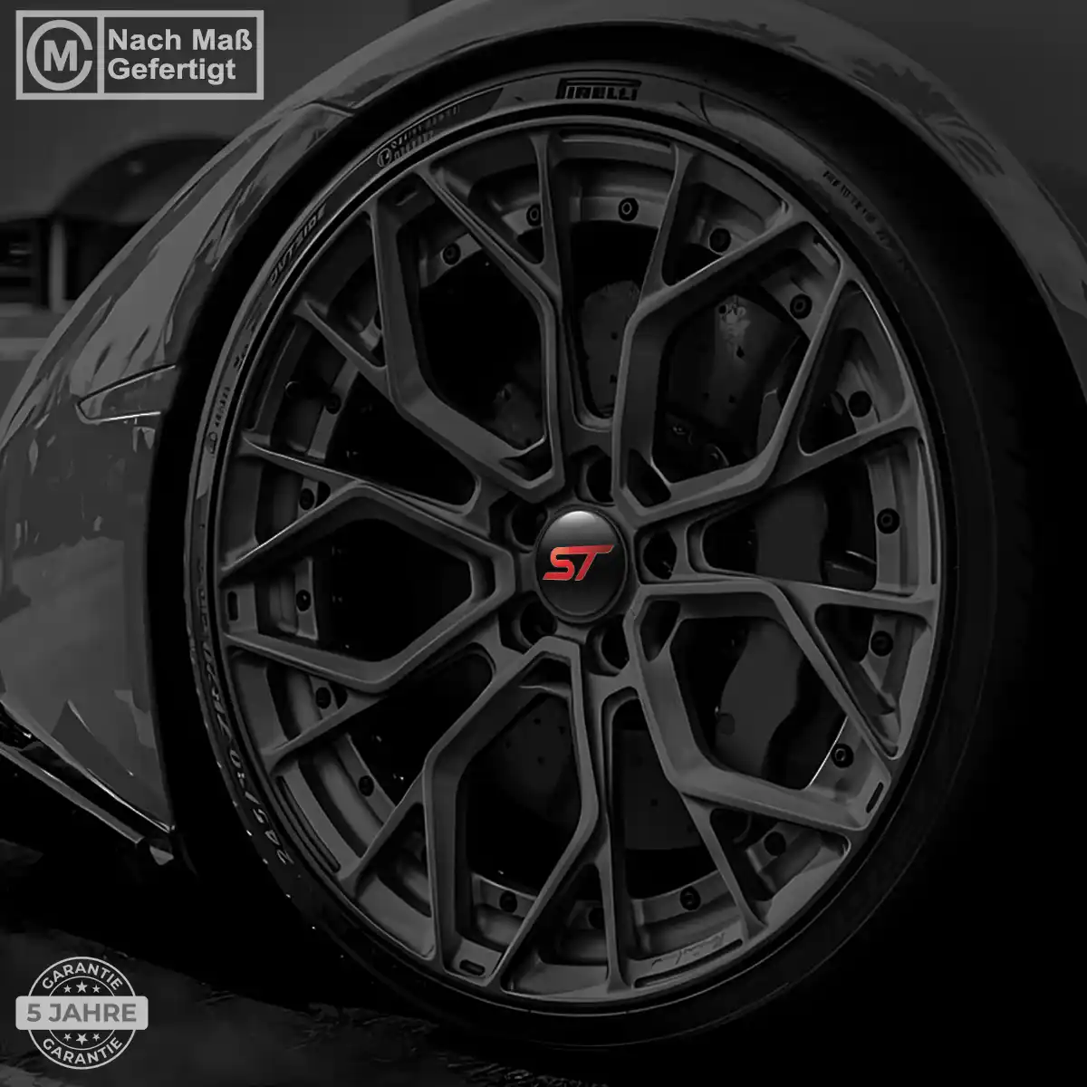 Ford ST Aufkleber Radkappen Stilvolles Design