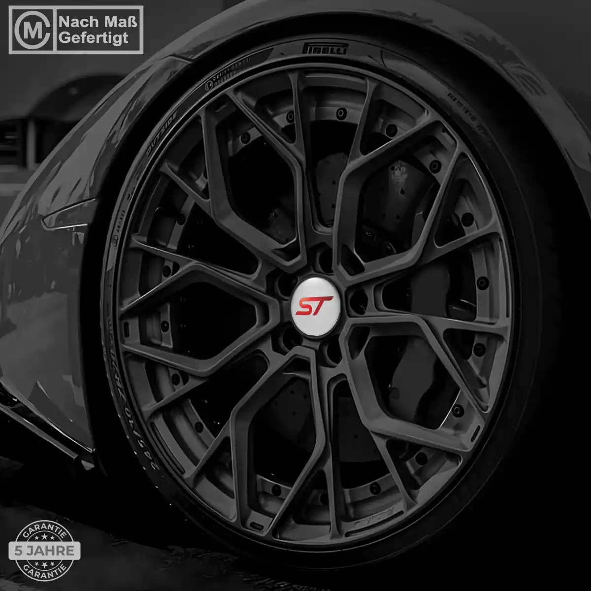 Ford ST Epoxidharz Aufkleber Stilvolles Design