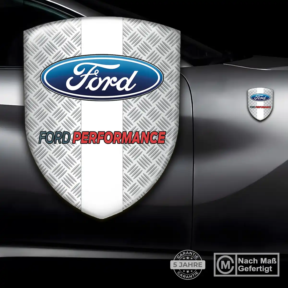 Ford Wappen Aufkleber Auto Stilvolles Design