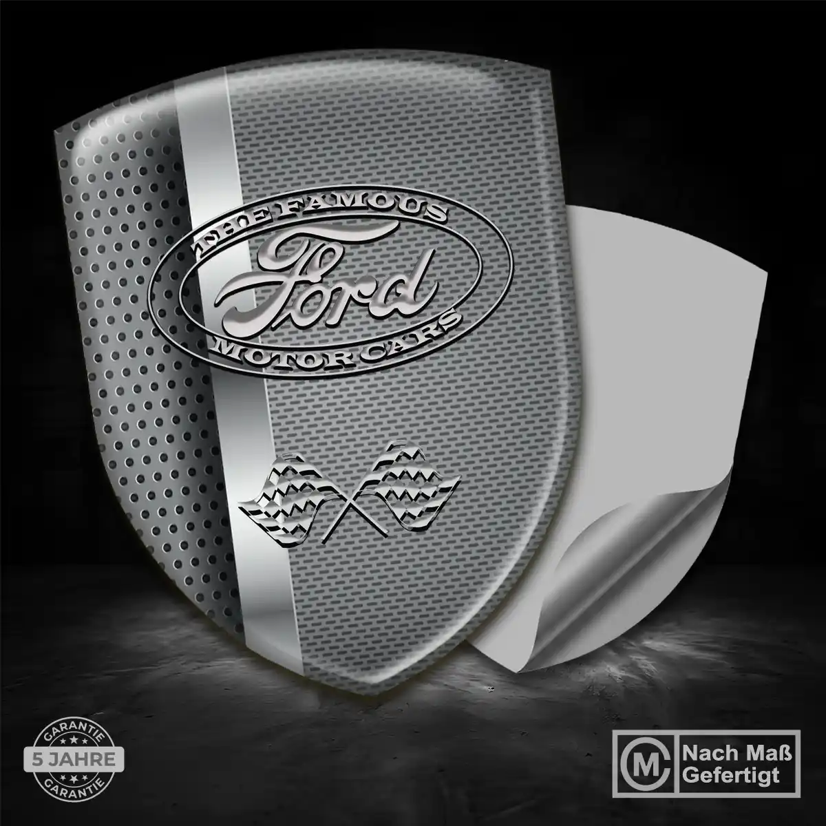 Ford Wappen Emblem Aufkleber Auto Stilvolles Design