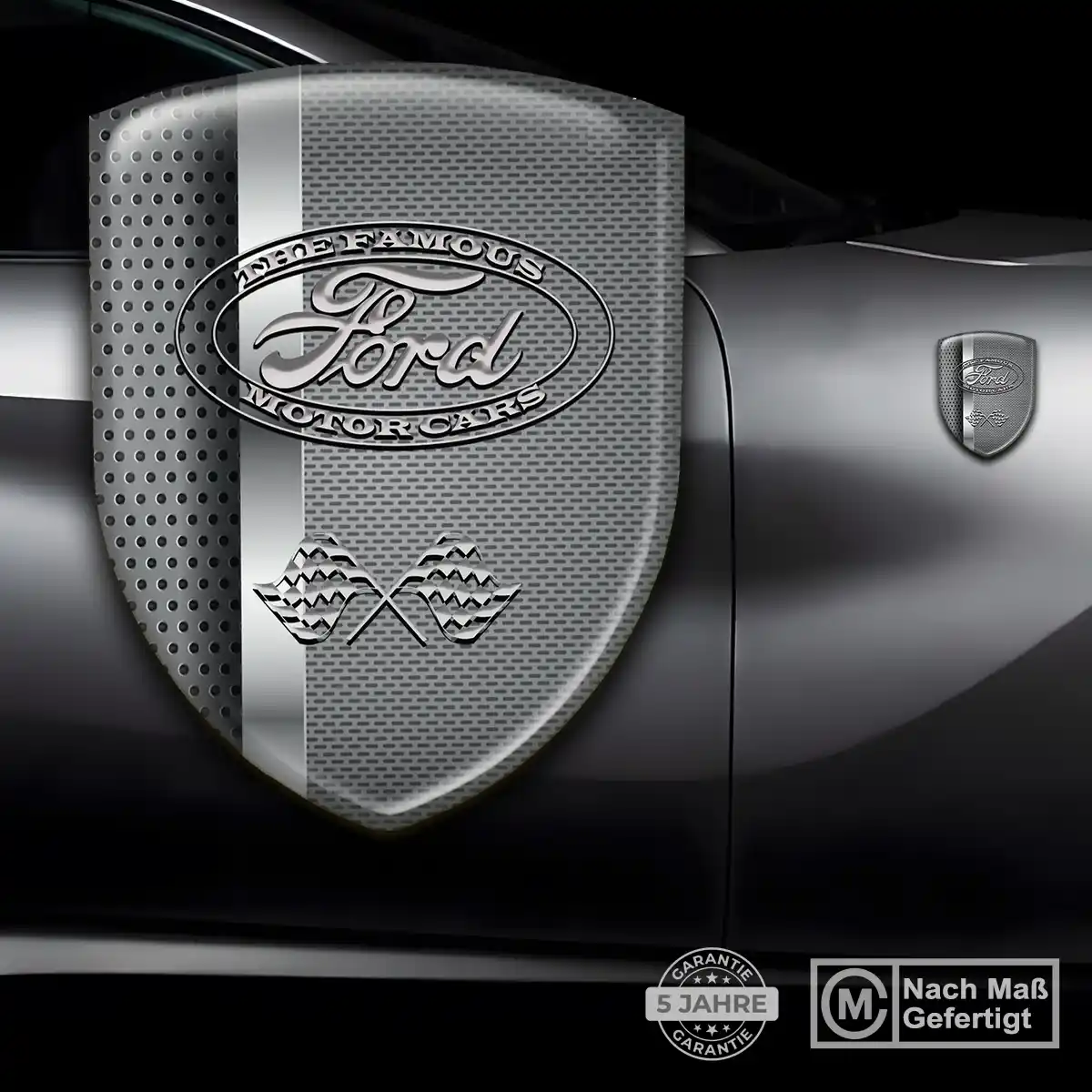 Ford Wappen Emblem Aufkleber Auto Stilvolles Design
