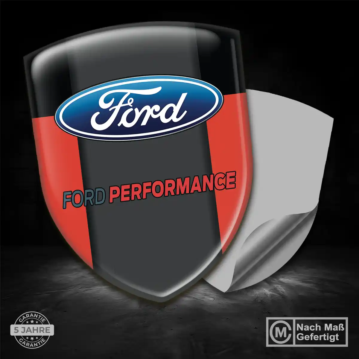 Ford Wappen Emblem Auto Stilvolles Design