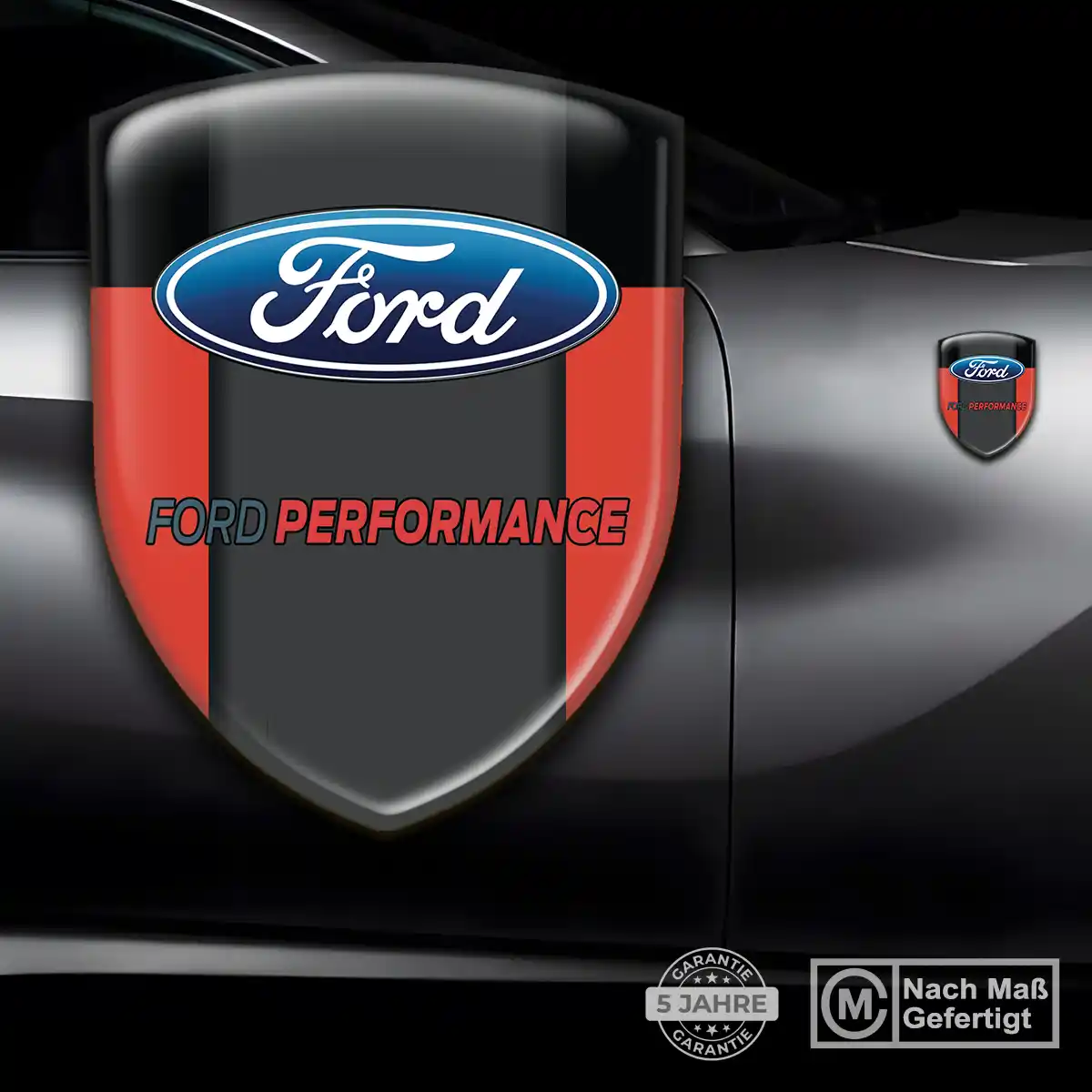 Ford Wappen Emblem Auto Stilvolles Design