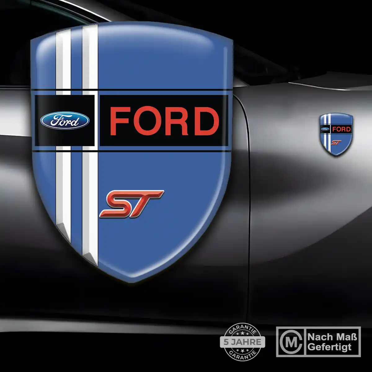 Ford Wappen Emblem Stilvolles Design