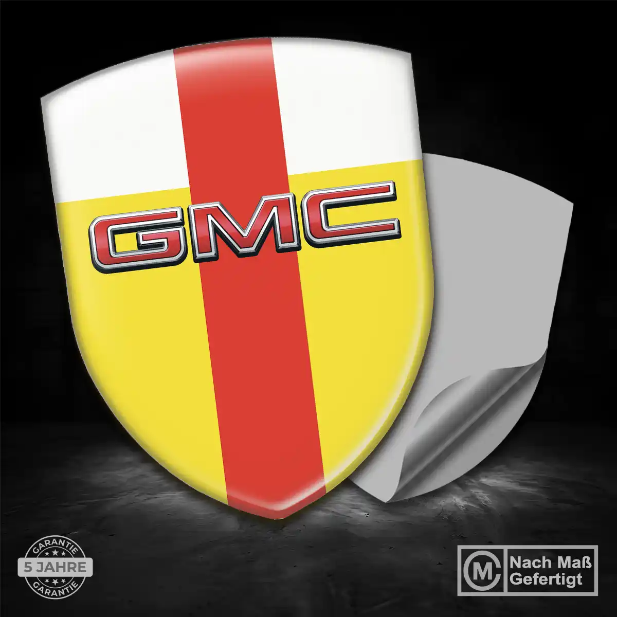 GMC 3D Gel Aufkleber Auto Elegantes Design