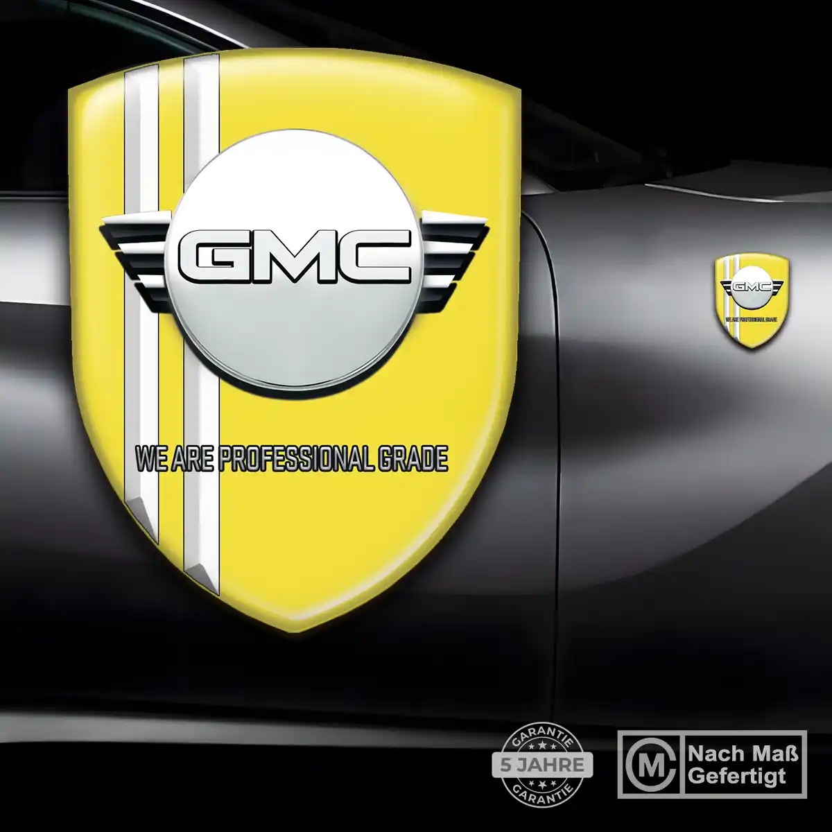GMC 3D Gel Aufkleber Auto Hochwertiges Harz