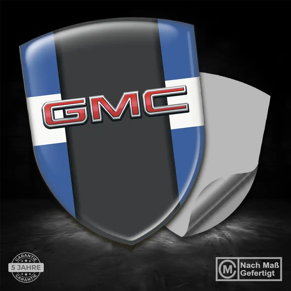GMC 3D Gel Aufkleber Auto Markenedition