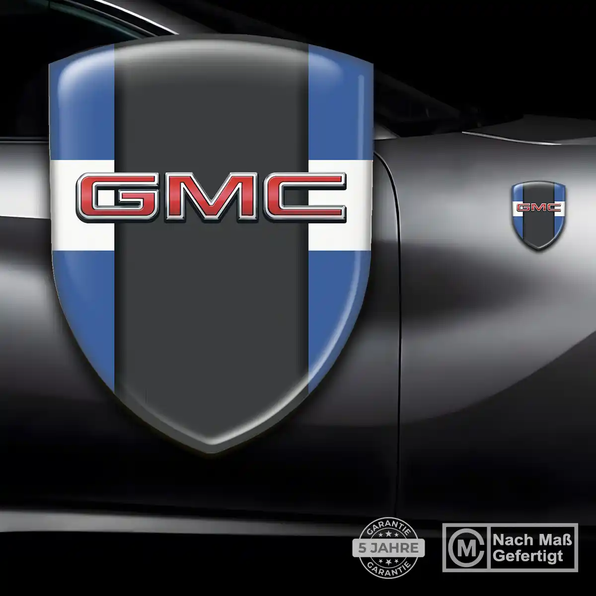 GMC 3D Gel Aufkleber Auto Markenedition