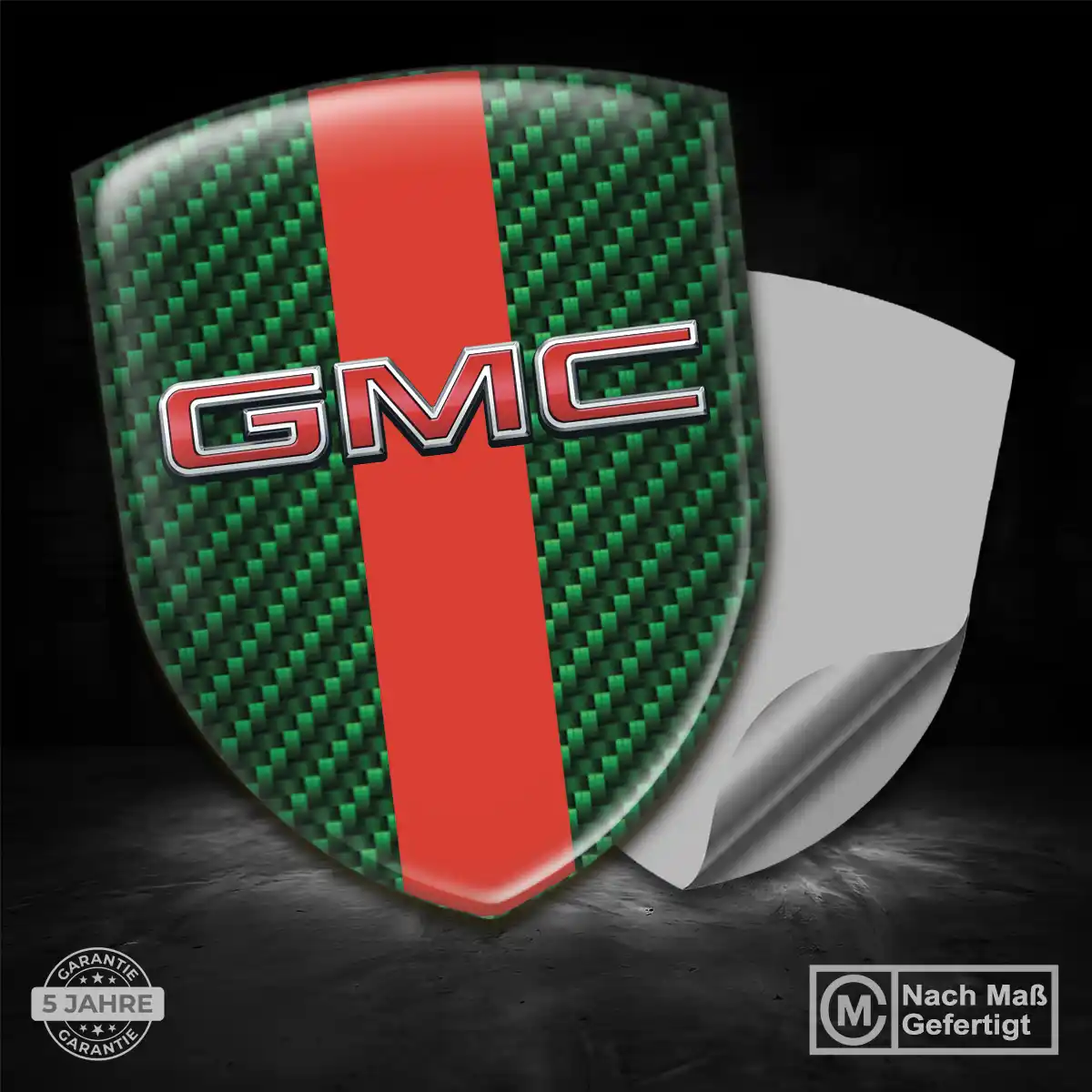 GMC 3D Gel Aufkleber Auto Premiumqualität