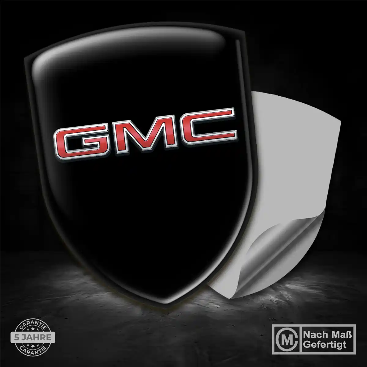 GMC 3D Gel Aufkleber Auto Stilvolles Design