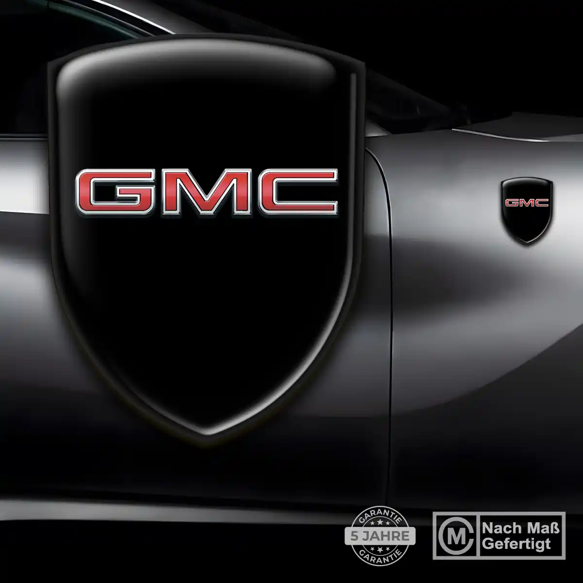 GMC 3D Gel Aufkleber Auto Stilvolles Design