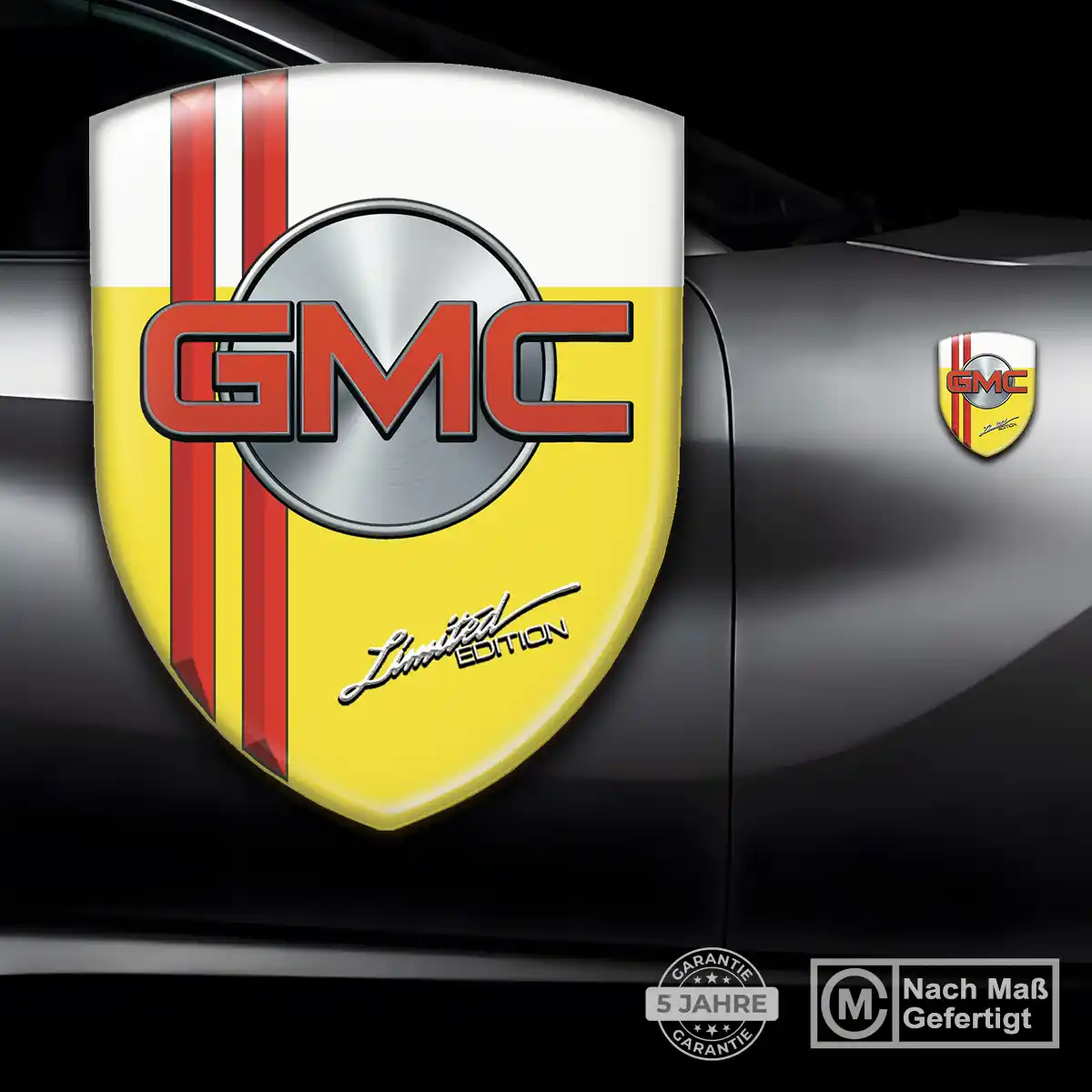 GMC 3D Gel Aufkleber Emblem Auto Limitierte Auflage