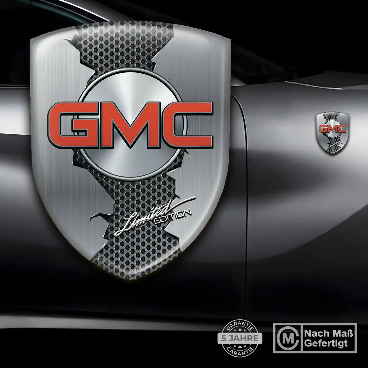 GMC 3D Gel Aufkleber Emblem Auto Stilvolles Design