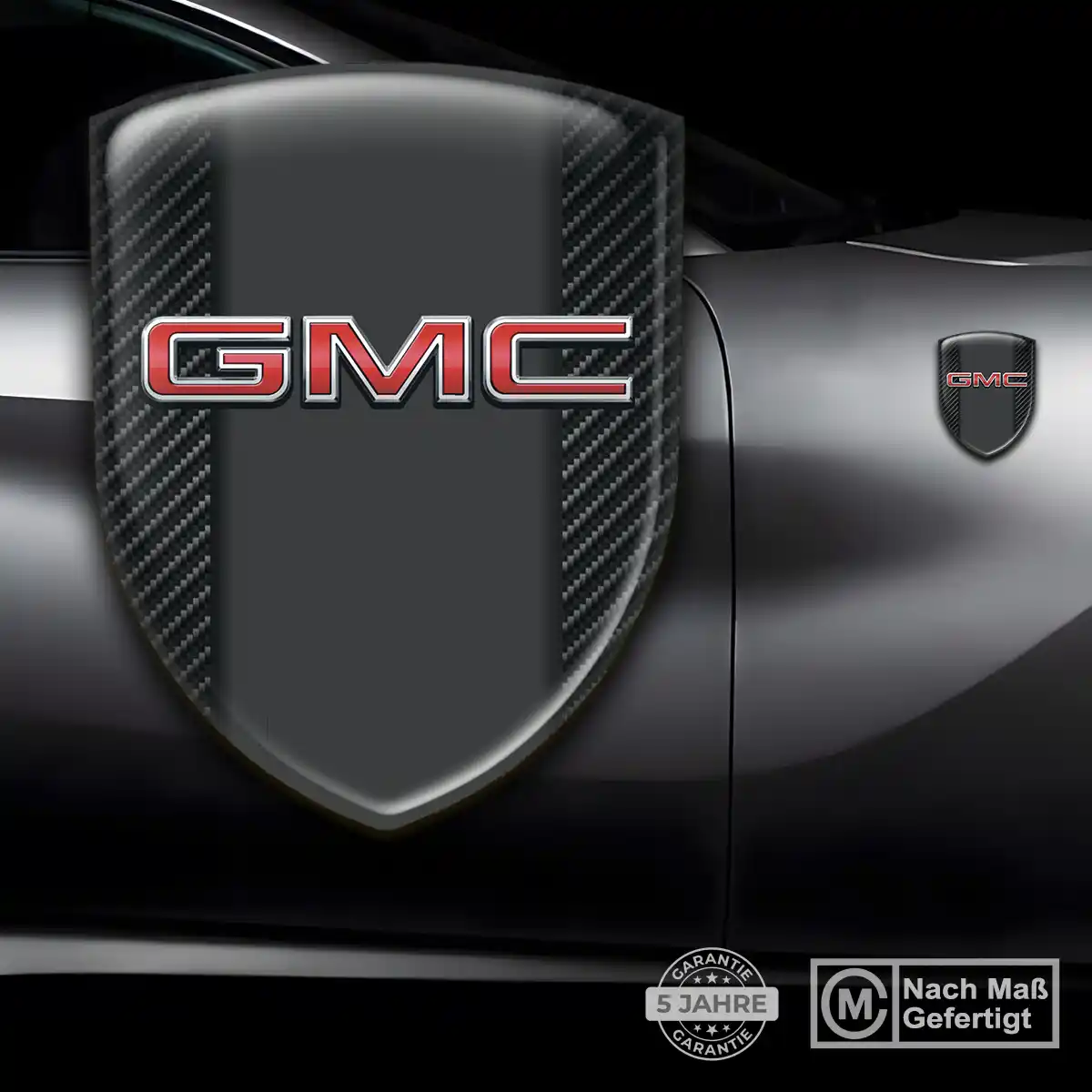 GMC 3D Gel Aufkleber Emblem Edles Design