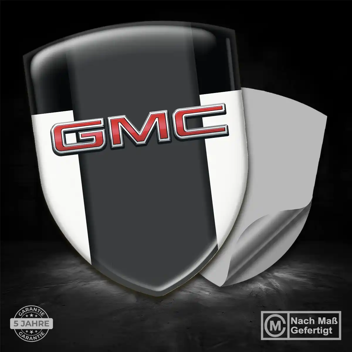 GMC 3D Gel Aufkleber Emblem Elegantes Design