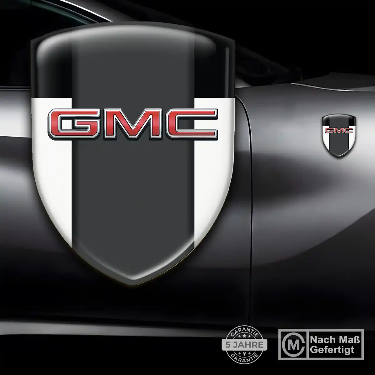 GMC 3D Gel Aufkleber Emblem Elegantes Design