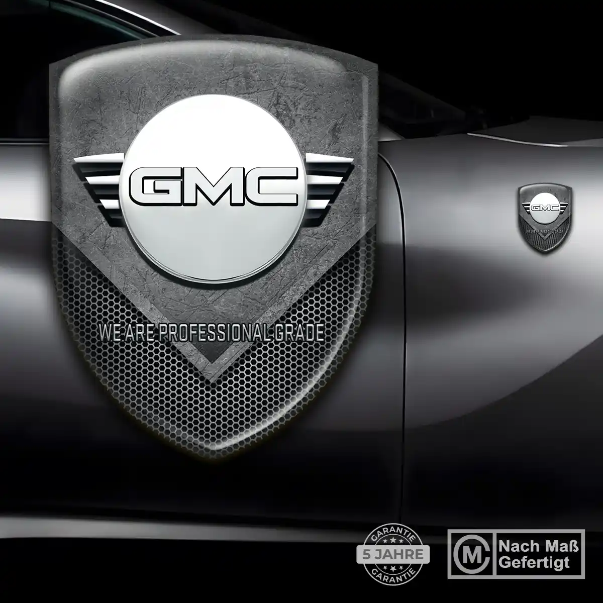 GMC 3D Gel Aufkleber Emblem Hochwertiges Harz