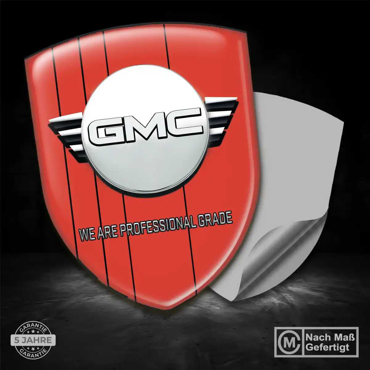 GMC 3D Gel Aufkleber Emblem Interieurdesign