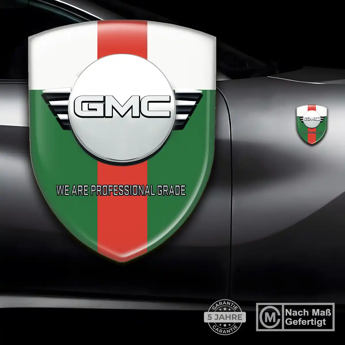 GMC 3D Gel Aufkleber Emblem Premiumqualität