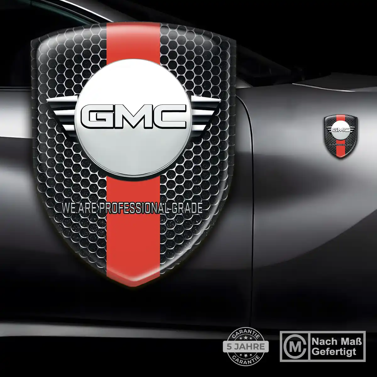 GMC 3D Gel Aufkleber Emblem Stilvolles Design
