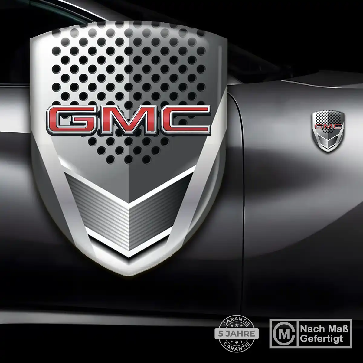 GMC 3D Gel Aufkleber Embleme Auto Elegantes Design