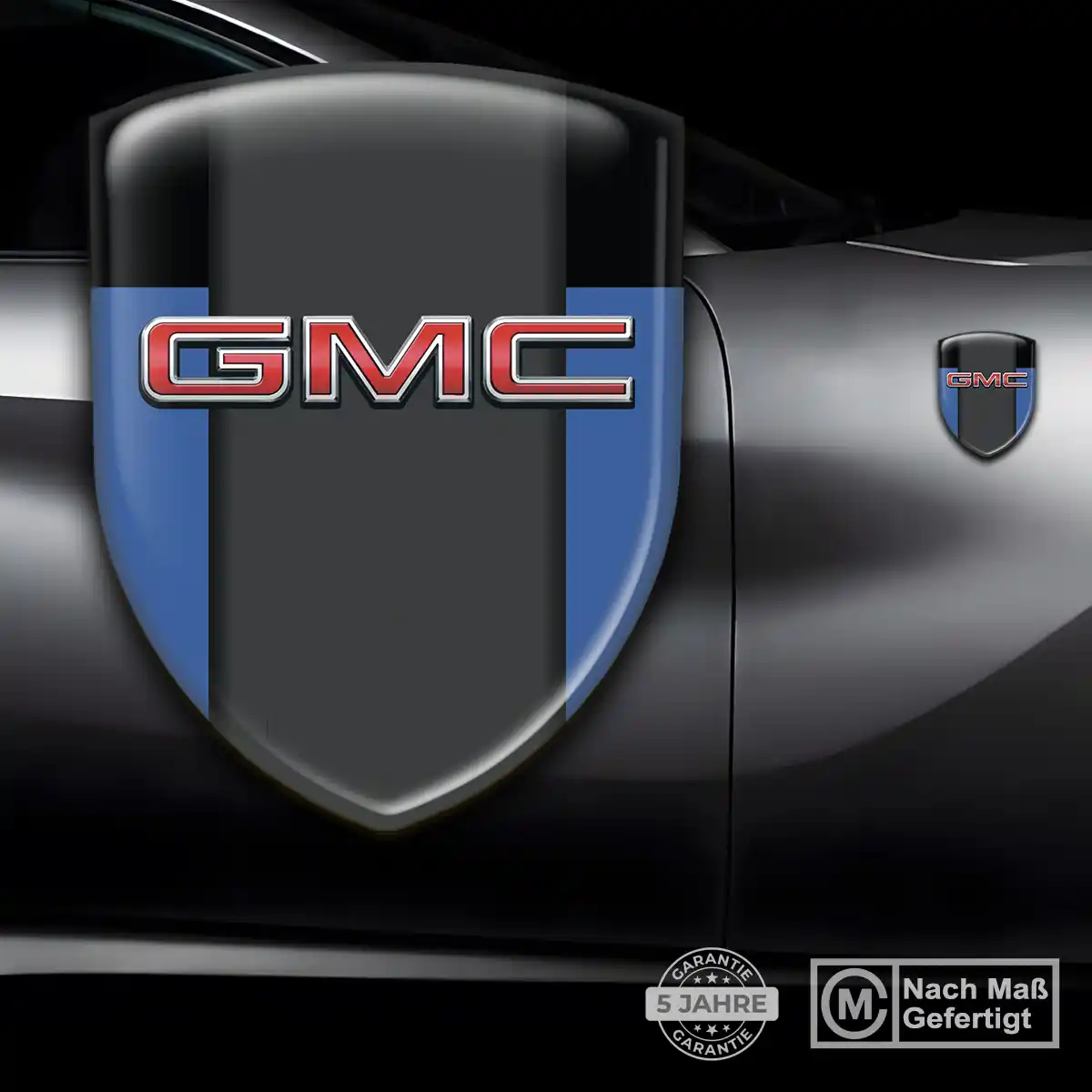 GMC 3D Gel Aufkleber Embleme Auto Hochwertiges Harz