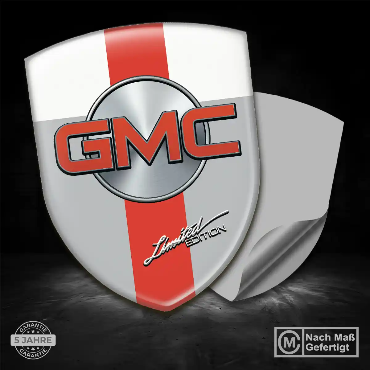 GMC 3D Gel Aufkleber Embleme Auto Markenedition