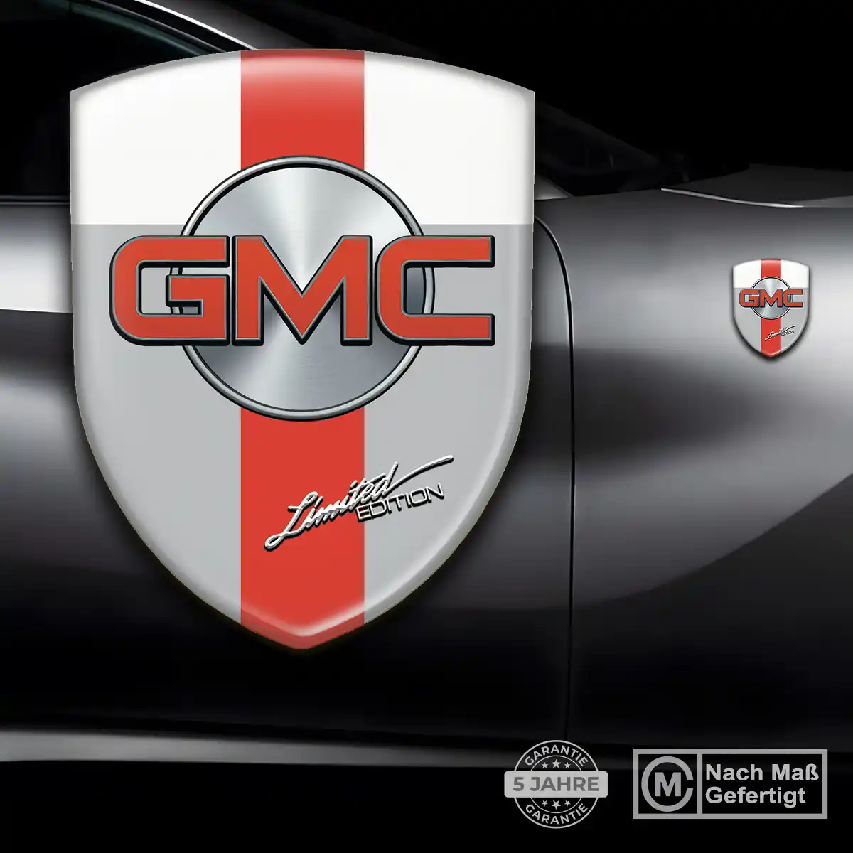 GMC 3D Gel Aufkleber Embleme Auto Markenedition