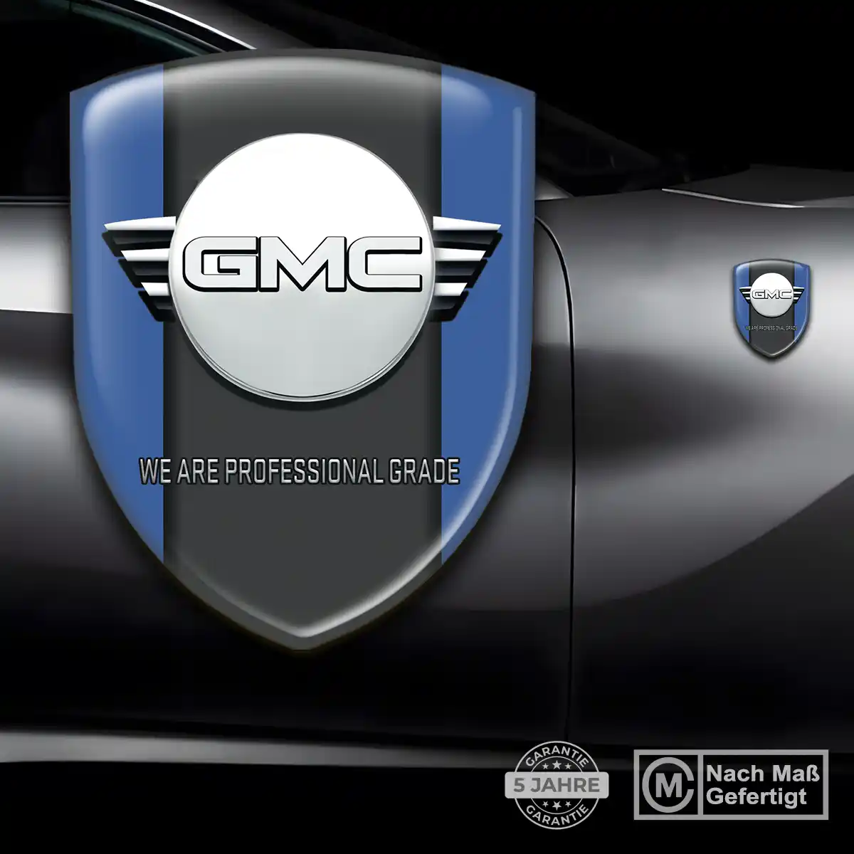 GMC 3D Gel Aufkleber Embleme Auto Premiumqualität