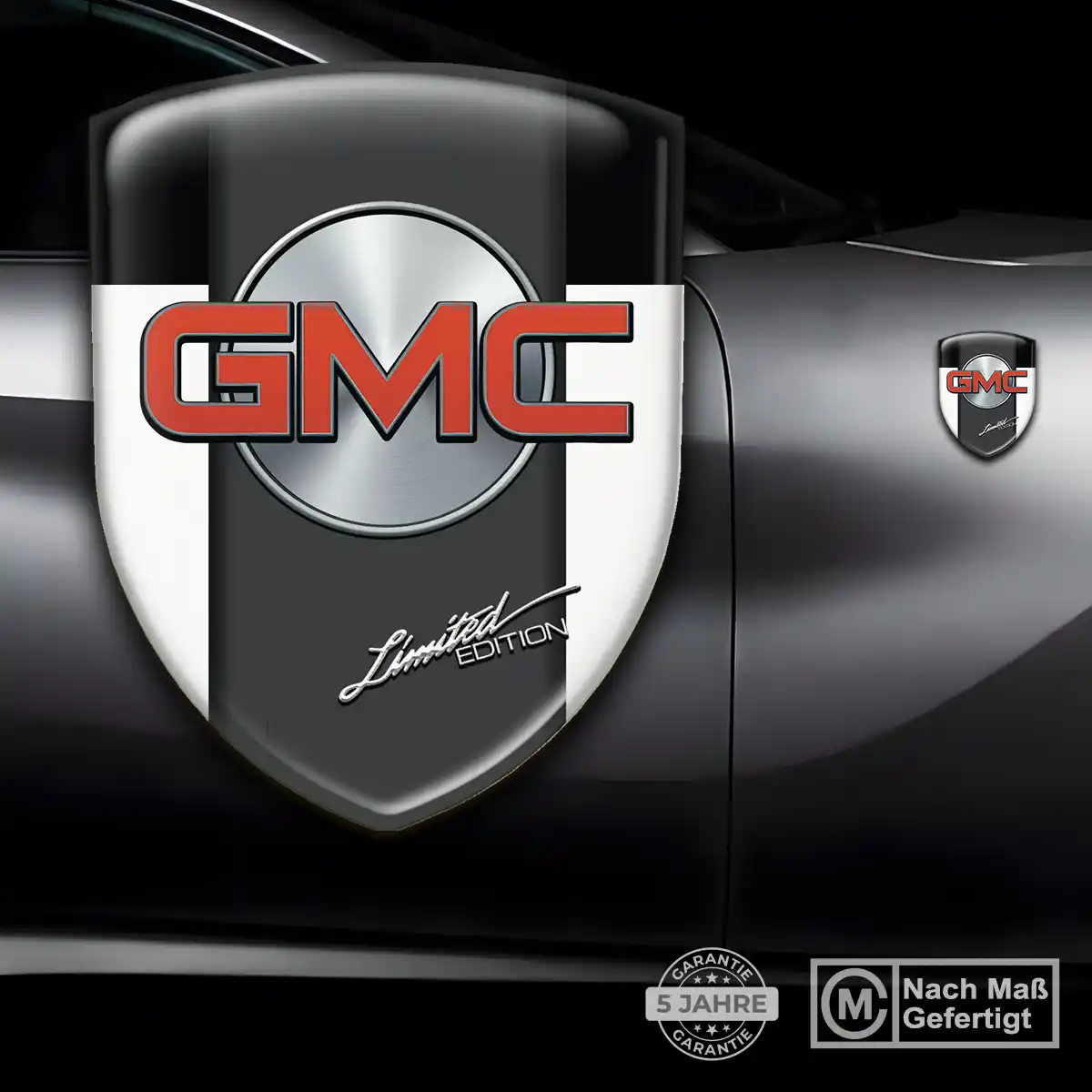 GMC 3D Gel Aufkleber Embleme Edles Design