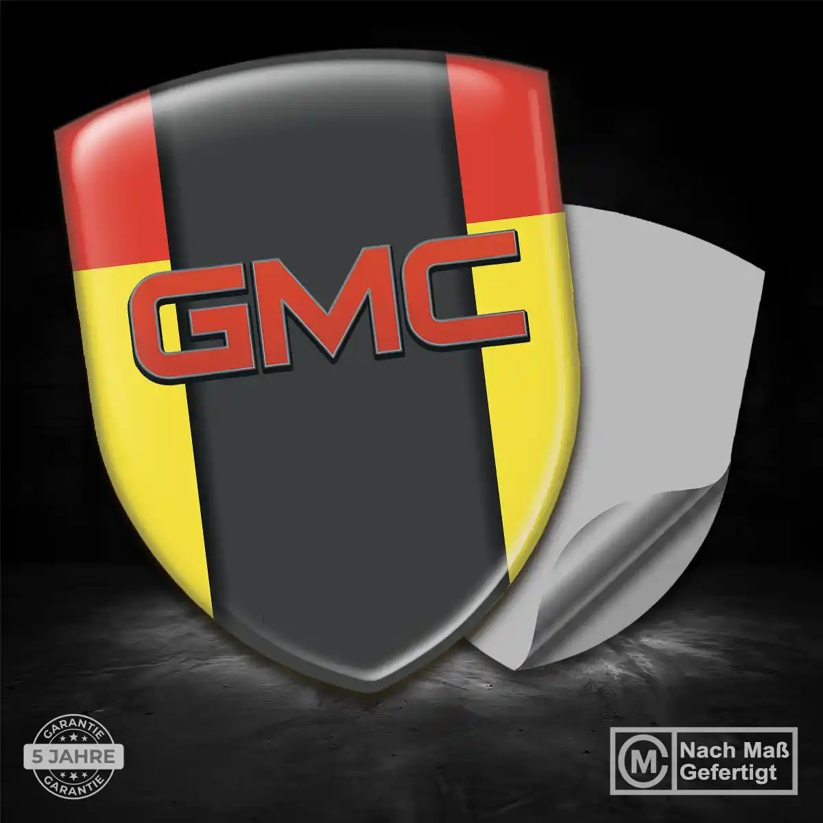 GMC 3D Gel Aufkleber Embleme Elegantes Design