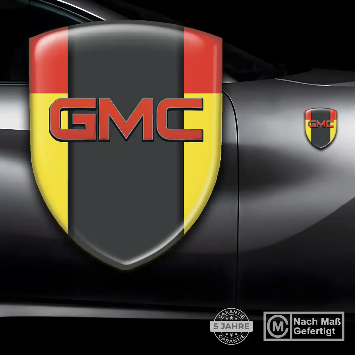 GMC 3D Gel Aufkleber Embleme Elegantes Design