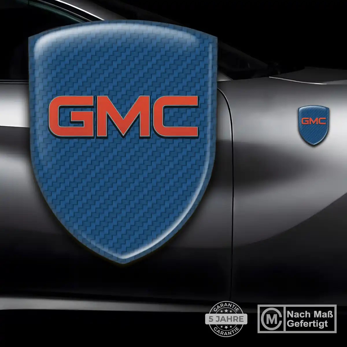 GMC 3D Gel Aufkleber Embleme Interieurdesign