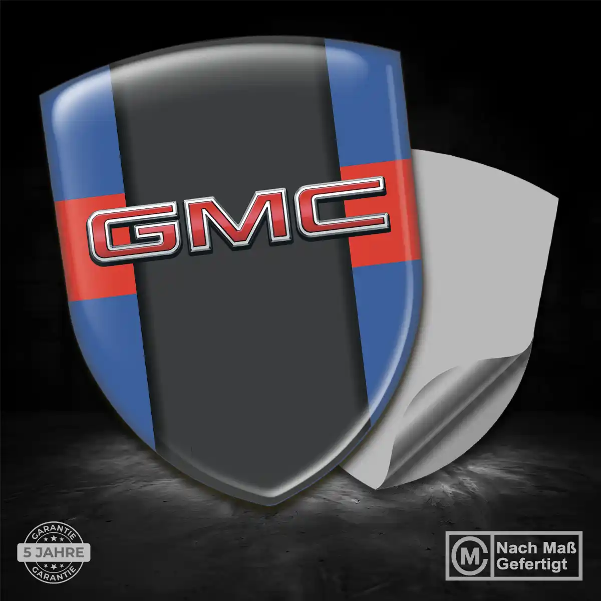 GMC 3D Gel Aufkleber Embleme Premiumqualität