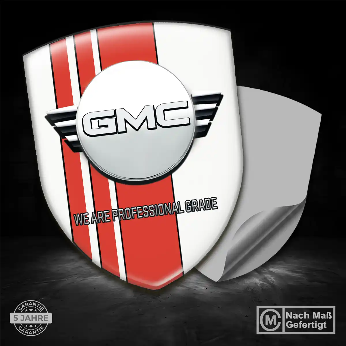 GMC 3D Gel Aufkleber Embleme Tuningfahrzeug