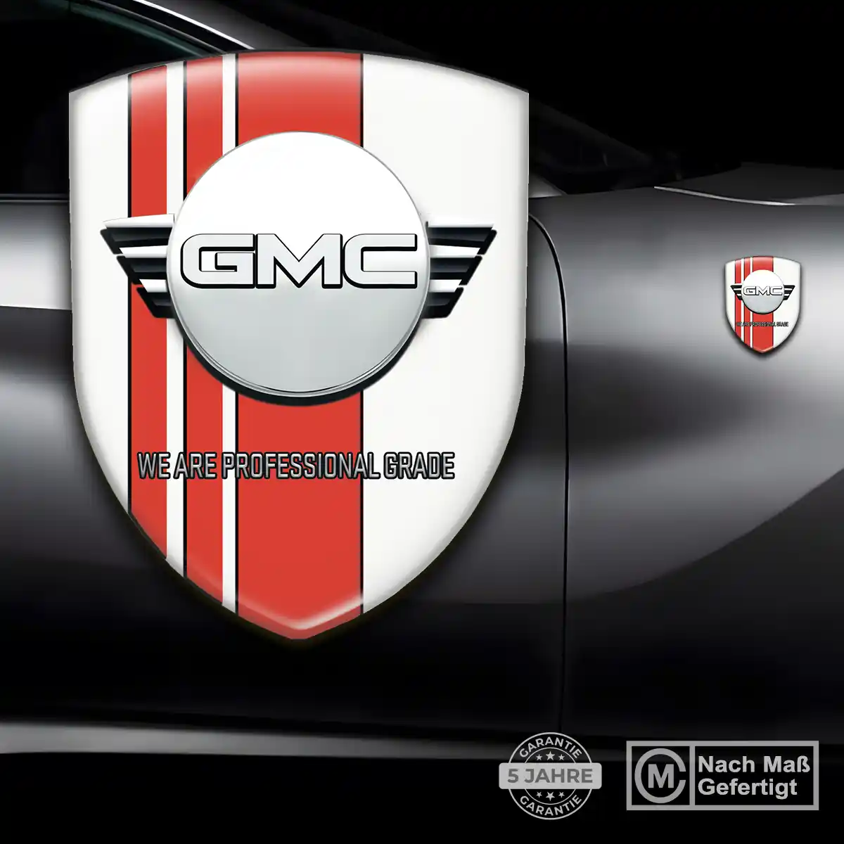 GMC 3D Gel Aufkleber Embleme Tuningfahrzeug