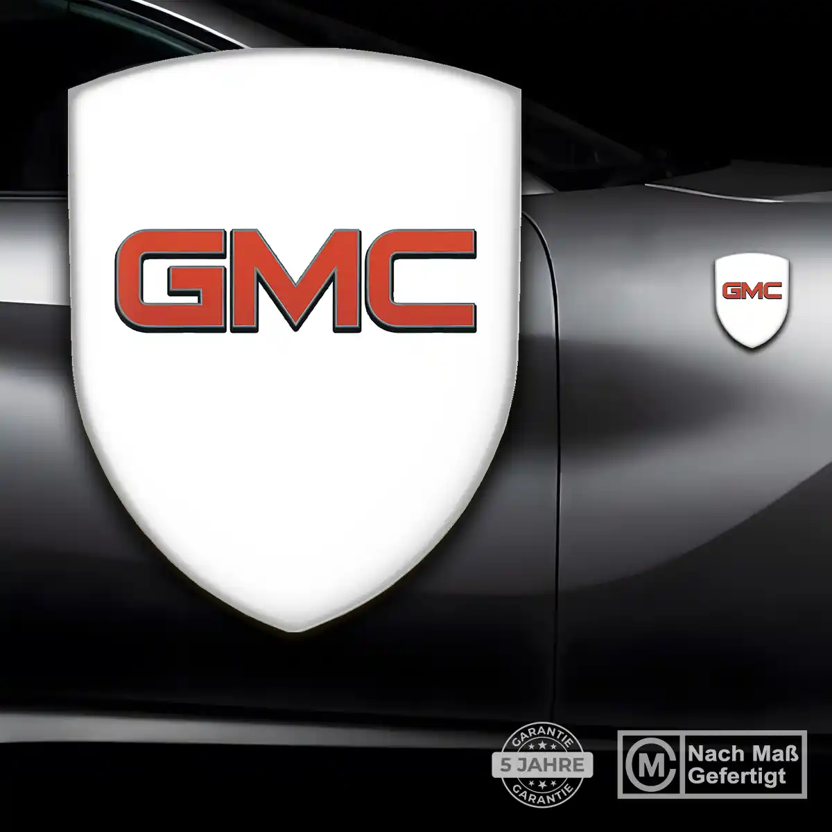 GMC 3D Gel Aufkleber Premiumqualität