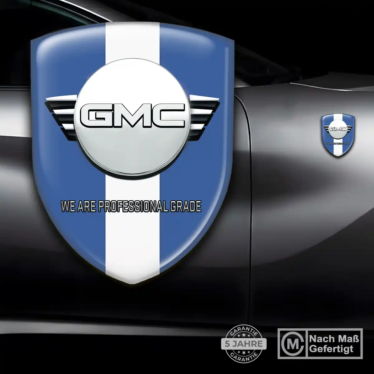 GMC 3D Gel Aufkleber Silikon Auto Elegantes Design
