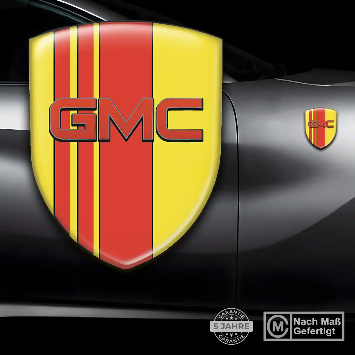 GMC 3D Gel Aufkleber Silikon Auto Exterieurdesign
