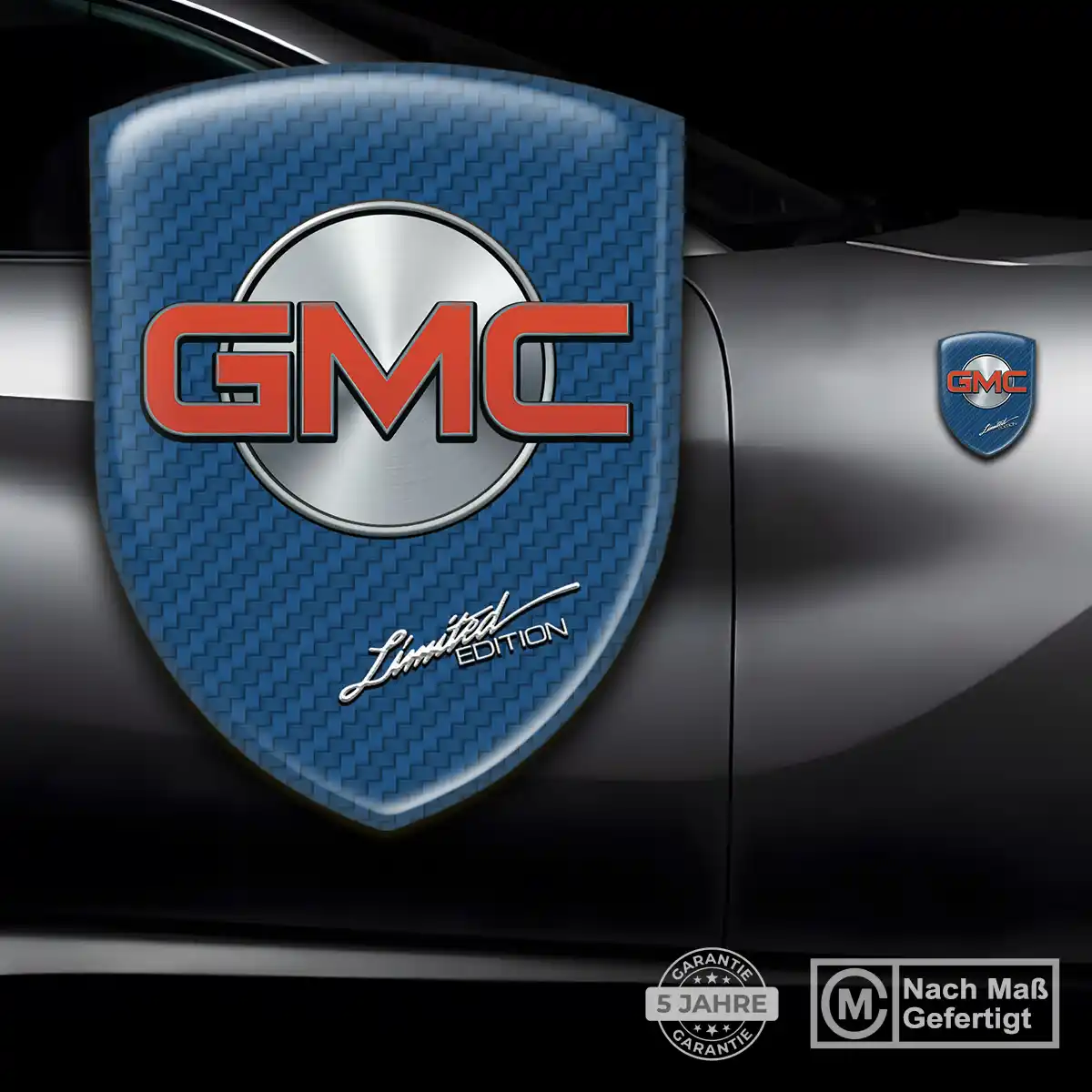 GMC 3D Gel Aufkleber Silikon Auto Hohe Qualität