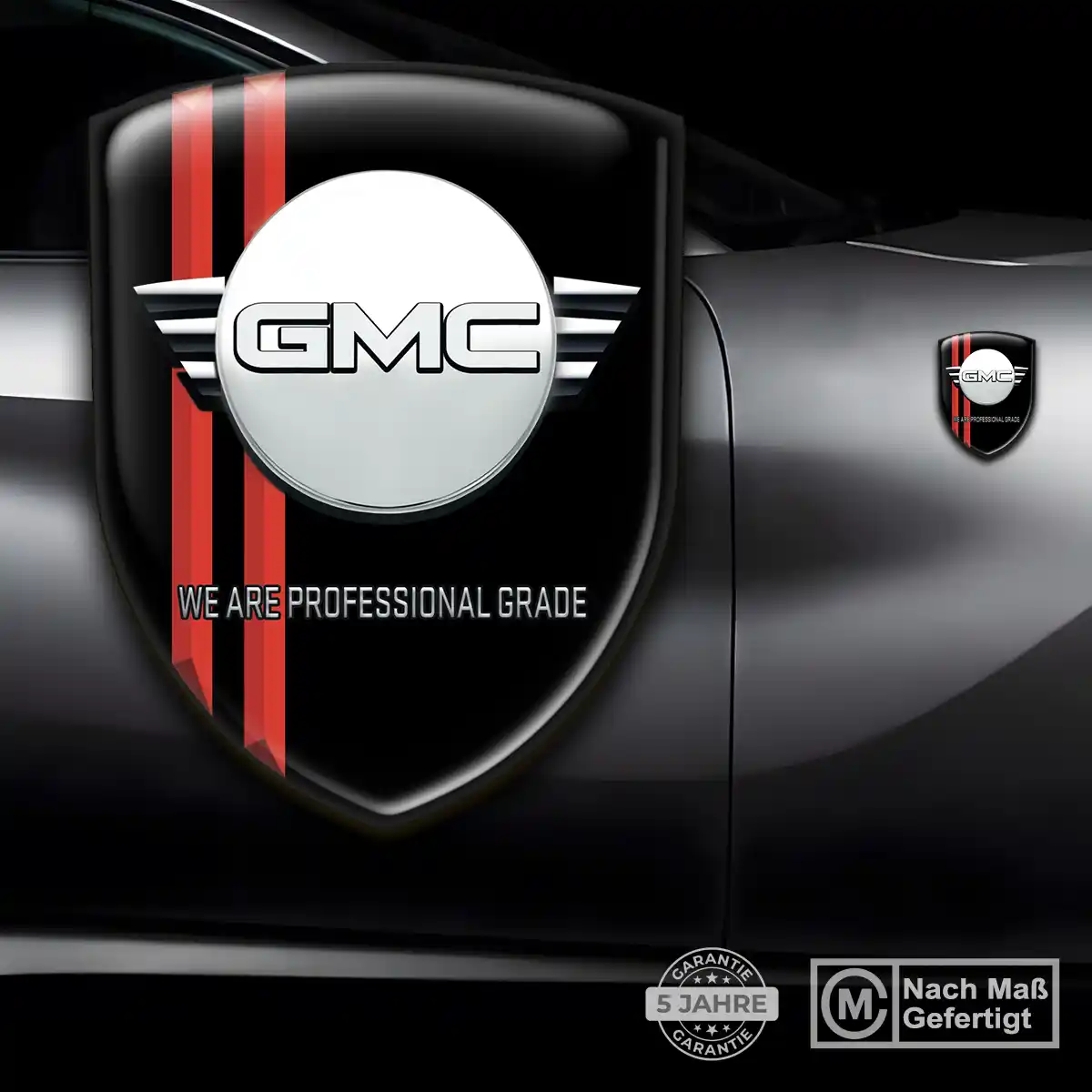 GMC 3D Gel Aufkleber Silikon Auto Limitierte Auflage