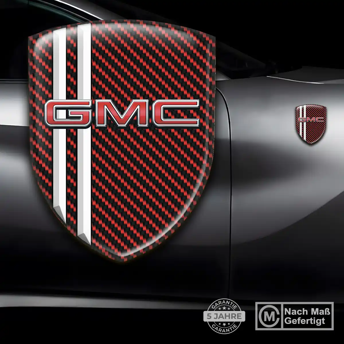 GMC 3D Gel Aufkleber Silikon Auto Luxus-Edition