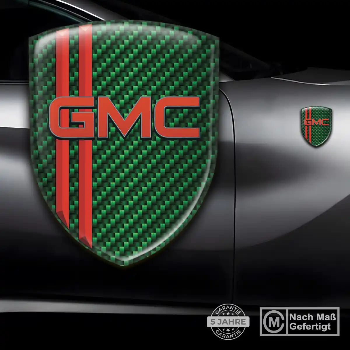 GMC 3D Gel Aufkleber Silikon Auto Markenedition