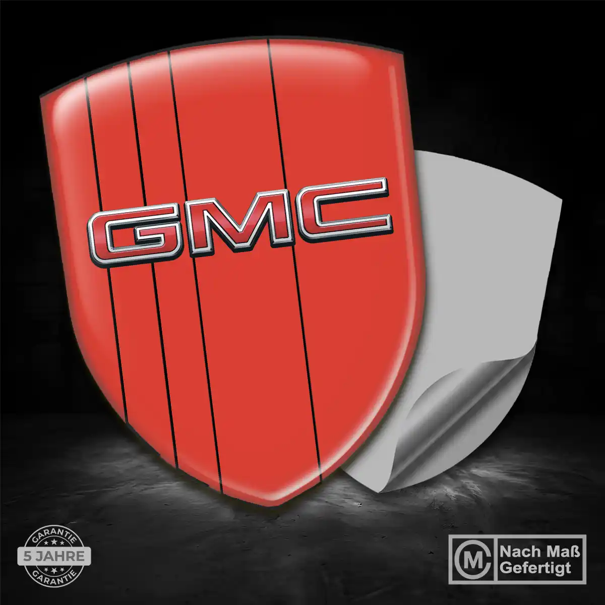 GMC 3D Gel Aufkleber Silikon Auto Premium-Edition