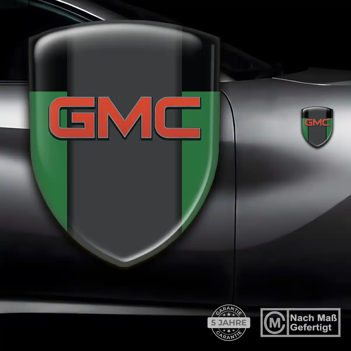 GMC 3D Gel Aufkleber Silikon Auto Stilvolles Design