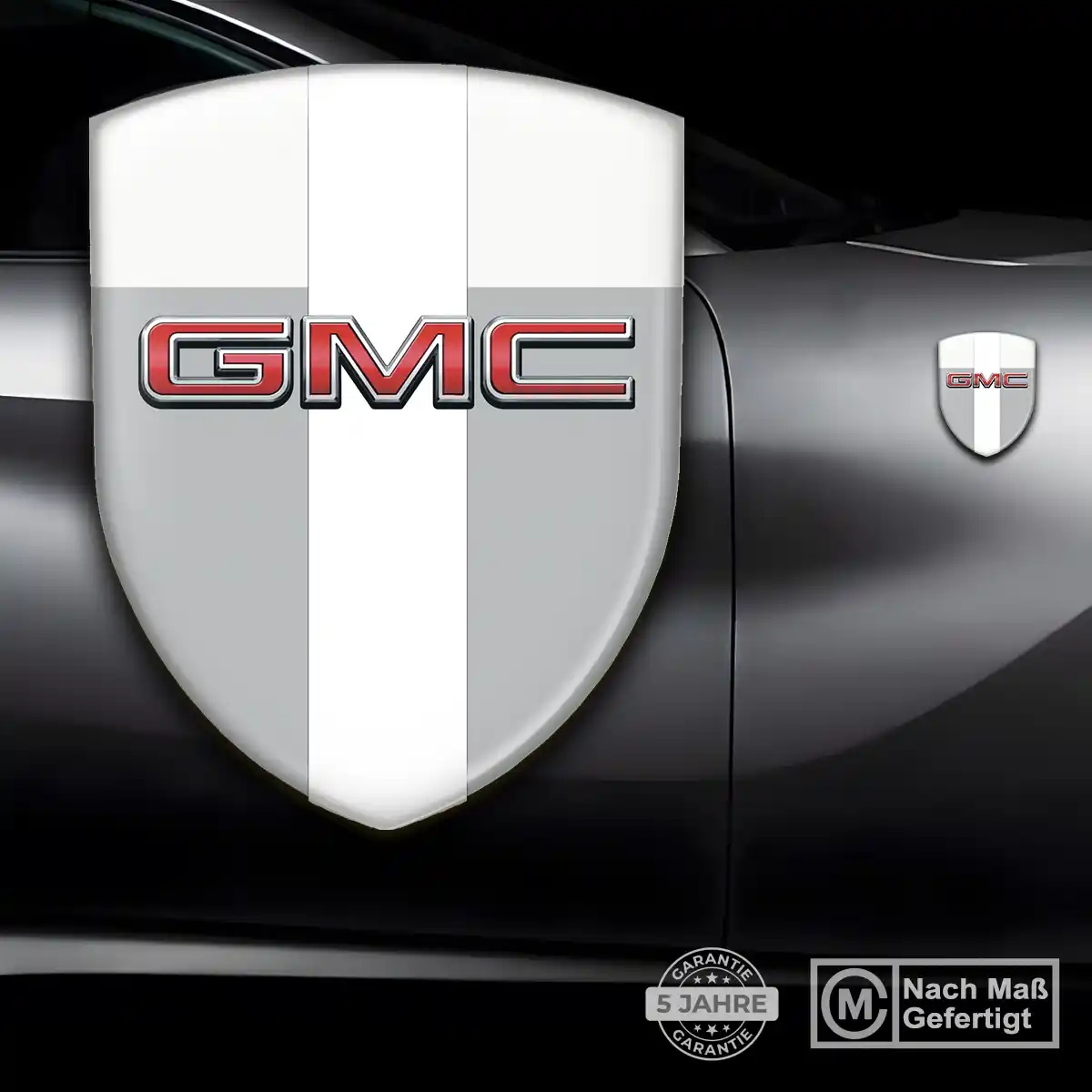 GMC 3D Gel Aufkleber Silikon Auto Tuningfahrzeug