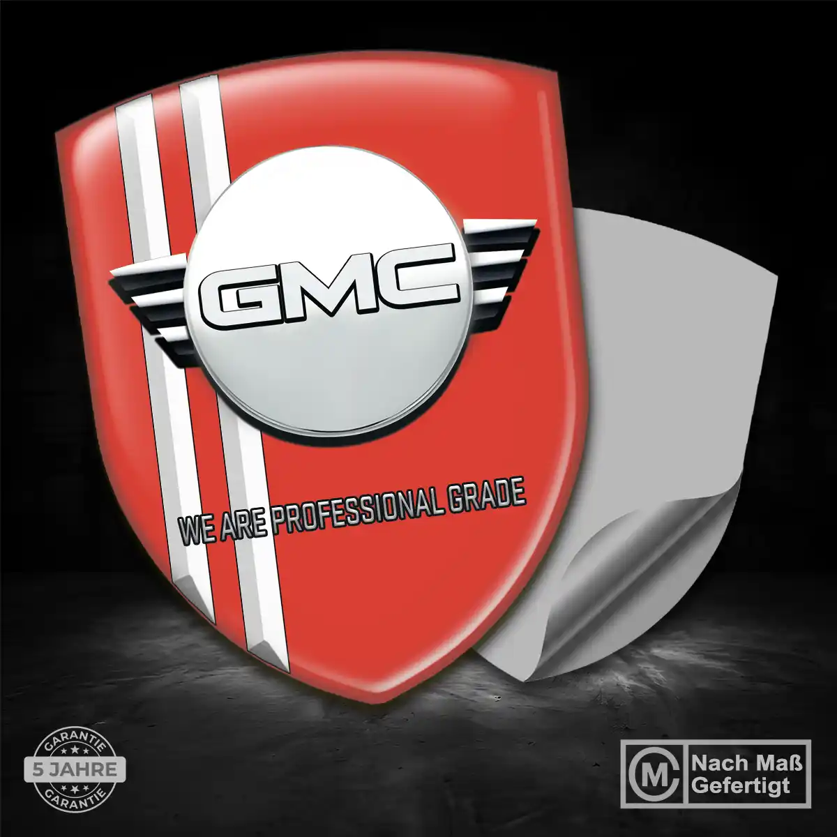 GMC 3D Gel Aufkleber Silikon Elegantes Design