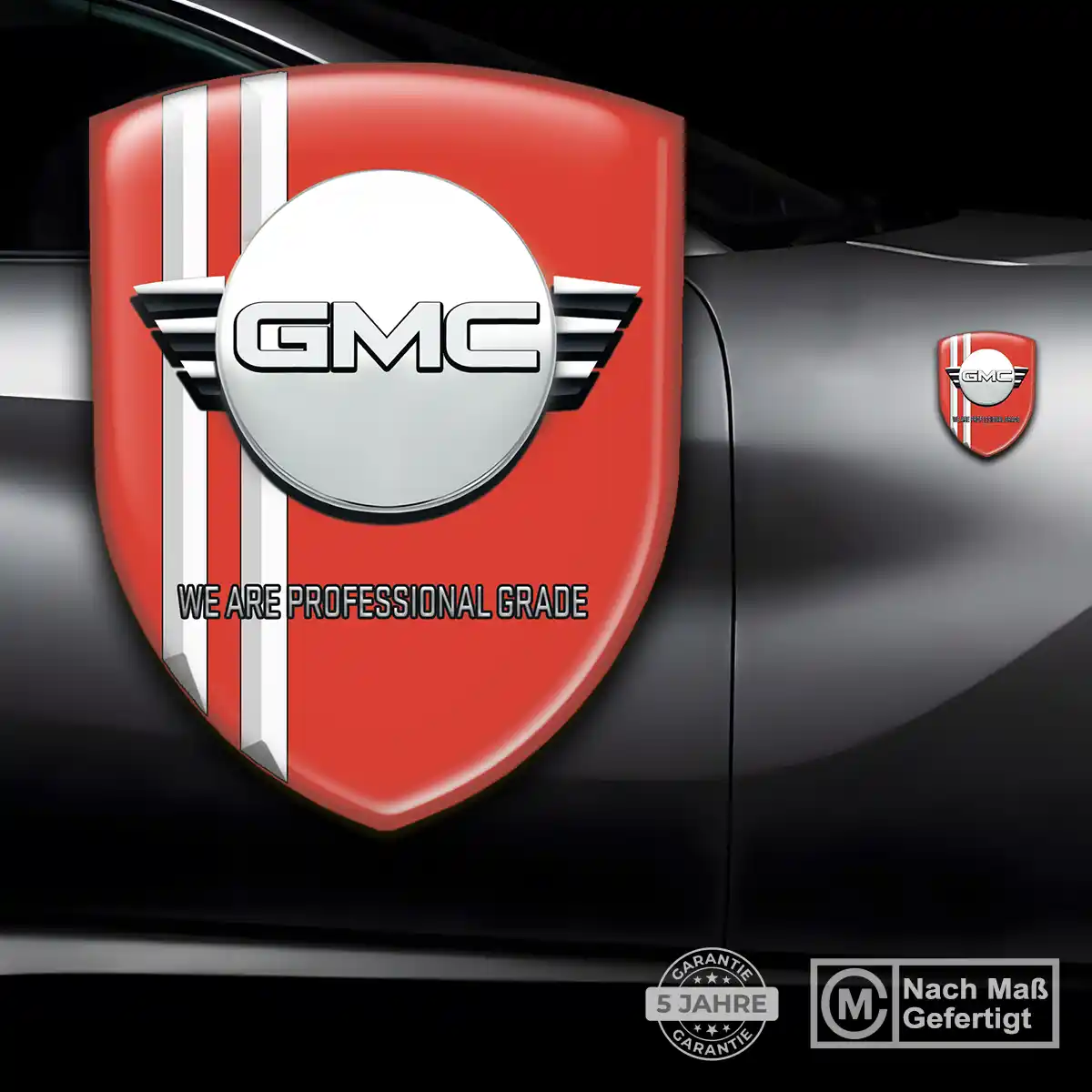 GMC 3D Gel Aufkleber Silikon Elegantes Design