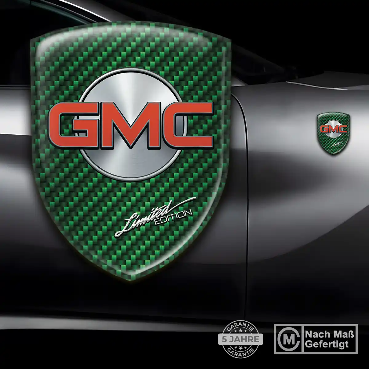 GMC 3D Gel Aufkleber Silikon Exterieurdesign